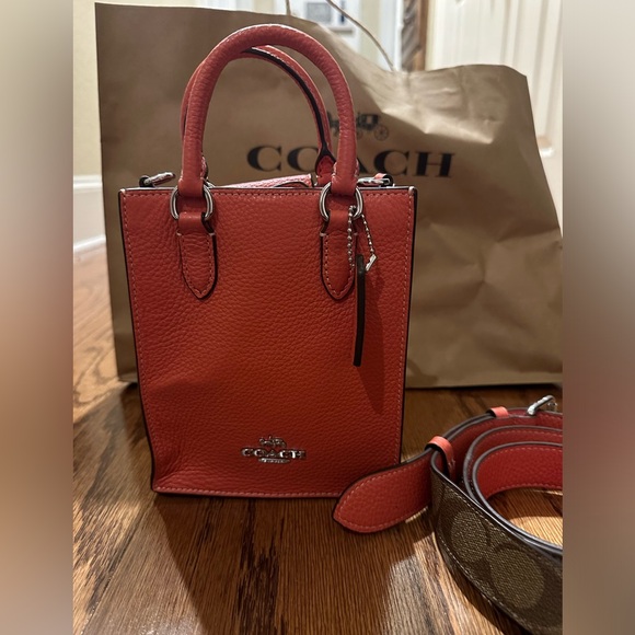 New unused Coach Mini North South Tote - Picture 2 of 16